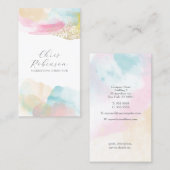 水素晴らし色洗浄マーケティングプロモーション 名刺 (正面/裏面)