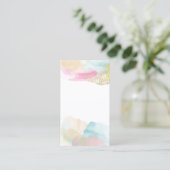 水素晴らし色洗浄マーケティングプロモーション 名刺 (スタンド正面)