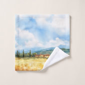 水素朴エレガント色トスカーナ地中海の バスタオルセット (ウォッシュタオル)