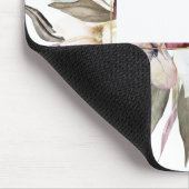 水素朴フェミニン色ワイルドフラワーフローラ マウスパッド (コーナー)