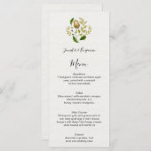 水素朴彩オーク葉のとどんぐり| メニュー (正面/裏面)