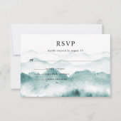 水素朴彩山松 出欠カード (正面)