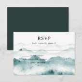 水素朴彩山松 出欠カード (正面/裏面)