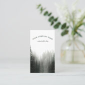 水素朴彩松林ロゴ名刺 名刺 (スタンド正面)