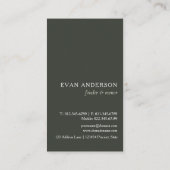 水素朴彩松林ロゴ名刺 名刺 (裏面)