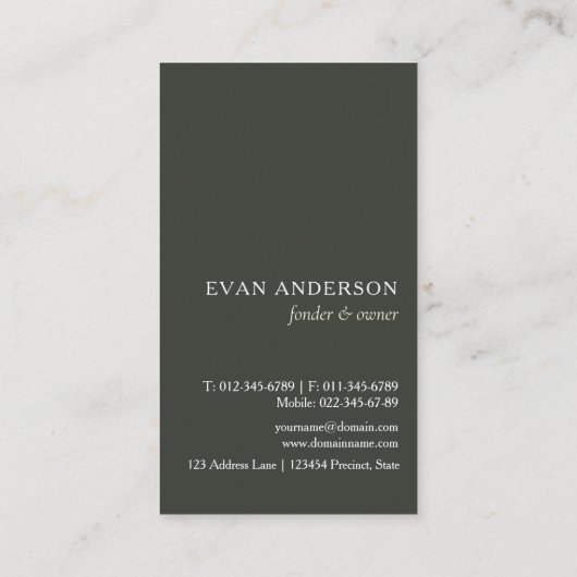 水素朴彩松林ロゴ名刺 名刺 (裏面)