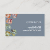 水素朴彩画秋離れ秋 名刺 (裏面)