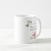 水素朴彩蝶引用文 コーヒーマグカップ (正面右)