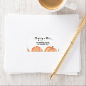 水素朴色かぼちゃの住所 シールシール ラベル (インサイチュ)