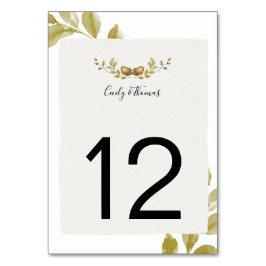 水素朴色のどんぐりとオーク離れ材 | テーブルナンバー