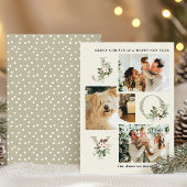 水素朴色の喜び3 – 写真クリスマス シーズンカード