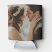 水素朴色の山の日付写真を保存 缶クーラー (裏面)