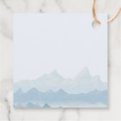 水素朴色の山の結婚範囲お願い フェイバータグ (裏面)