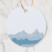 水素朴色の山の結婚範囲お願い フェイバータグ (裏面)