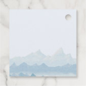 水素朴色の山の結婚範囲お願い フェイバータグ (裏面)