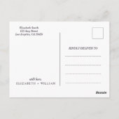 水素朴色の森ありがとう結婚さん ポストカード (裏面)