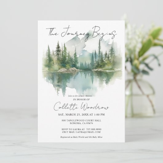 水素朴色の森の山旅が始まる 招待状 (スタンド正面)