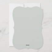 水素朴色の植物赤の非写真 シーズンカード (裏面)