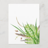 水素朴色の結婚森 エンクロージャーカード (裏面)