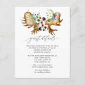 水素朴色の結婚森 エンクロージャーカード (正面)