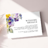 水素朴色の結婚詳細エンクロージャカード エンクロージャーカード