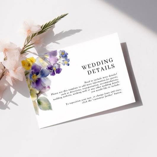 水素朴色の結婚詳細エンクロージャカード エンクロージャーカード