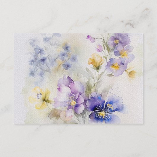 水素朴色の結婚詳細エンクロージャカード エンクロージャーカード (裏面)