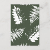 水素朴色の野生のファ結婚ーン詳細 エンクロージャーカード (裏面)