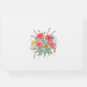 水素朴色の野生の結婚花 ゲストブック (裏面)