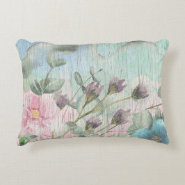 水素朴色の野花 アクセントクッション