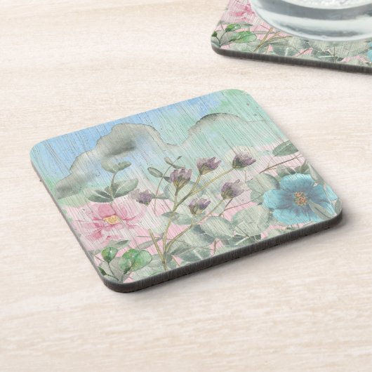 水素朴色の野花 コースター (左側)