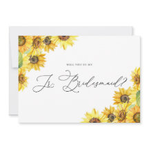 水素朴色ひまわり私のJr Bridesmaid