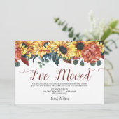 水素朴色ひまわり移動した移動 案内状 (スタンド正面)