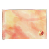 水素朴色りんご柄ピローカバー 枕カバー (正面右)