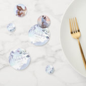 水素朴色アクア薄紫葉日付の保存 コンフェッティ (グループ)