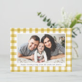 水素朴色イエロープライド写真感謝祭 シーズンカード (スタンド正面)