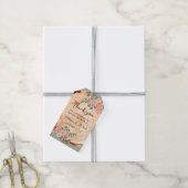 水素朴色ウッドスライス ギフトタグ (より糸付き)