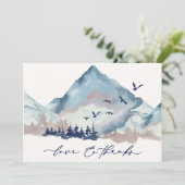 水素朴色ウッドランドパインフォレストありがとう サンキューカード (スタンド正面)