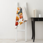 水素朴色ウッドランドビレッジパターン シェルパブランケット (インサイチュ)