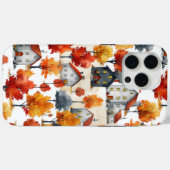 水素朴色ウッドランドビレッジパターン Case-Mate iPhoneケース (裏面 (横))