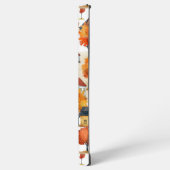 水素朴色ウッドランドビレッジパターン SAMSUNG GALAXYケース (左側面)