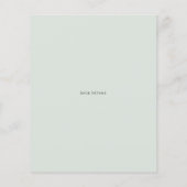 水素朴色ウッドランドフォレスト日付を保存 (裏面)