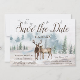 水素朴色ウッドランドマウンテン日付を保存 セーブザデート