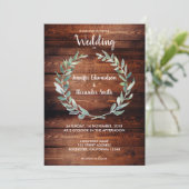 水素朴色オ葉イブ・モノグラム結婚ズ 招待状 (スタンド正面)