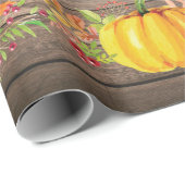 水素朴色カボチャ秋秋 ラッピングペーパー (ロールコーナー)