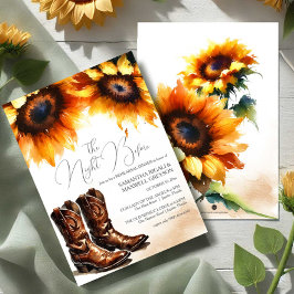 水素朴色カントリーリハーサルディナー 招待状