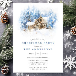 水素朴色キャビン国クリスマスパーティー 招待状