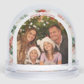 水素朴色クリスマスプレッドフォトスノーグローブ (正面)