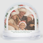 水素朴色クリスマスプレッドフォトスノーグローブ (裏面)