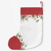 水素朴色クリスマスボタニック スモールクリスマスストッキング (裏面)